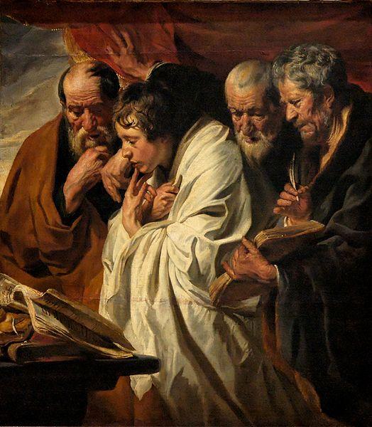 Jacob Jordaens The Four Evangelists oil painting image